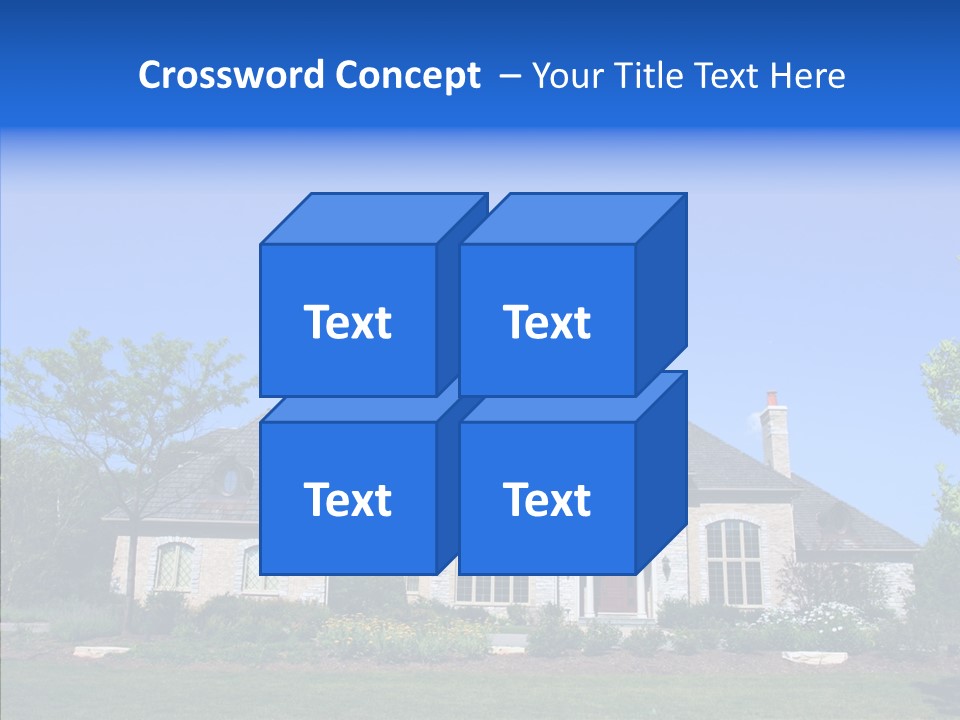 Adverti Ing Home Blue PowerPoint Template