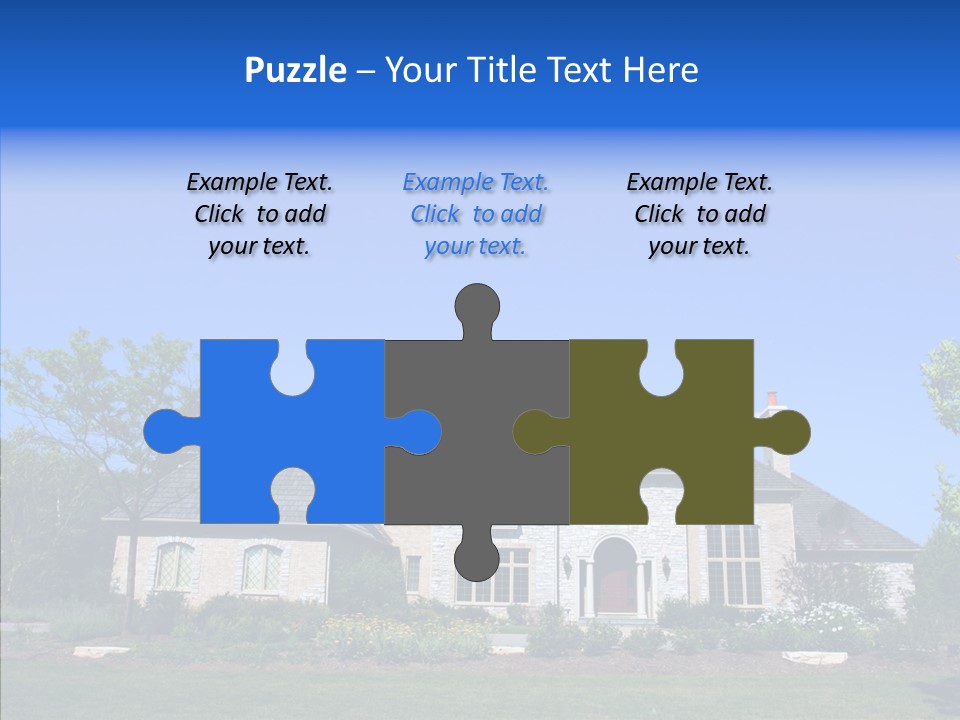 Adverti Ing Home Blue PowerPoint Template