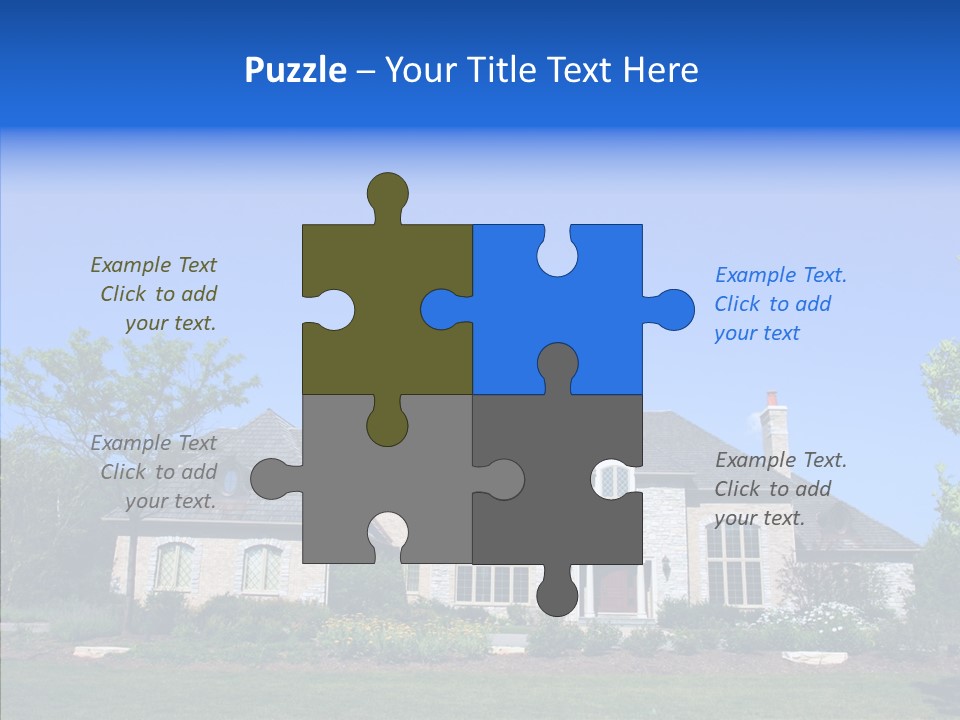 Adverti Ing Home Blue PowerPoint Template