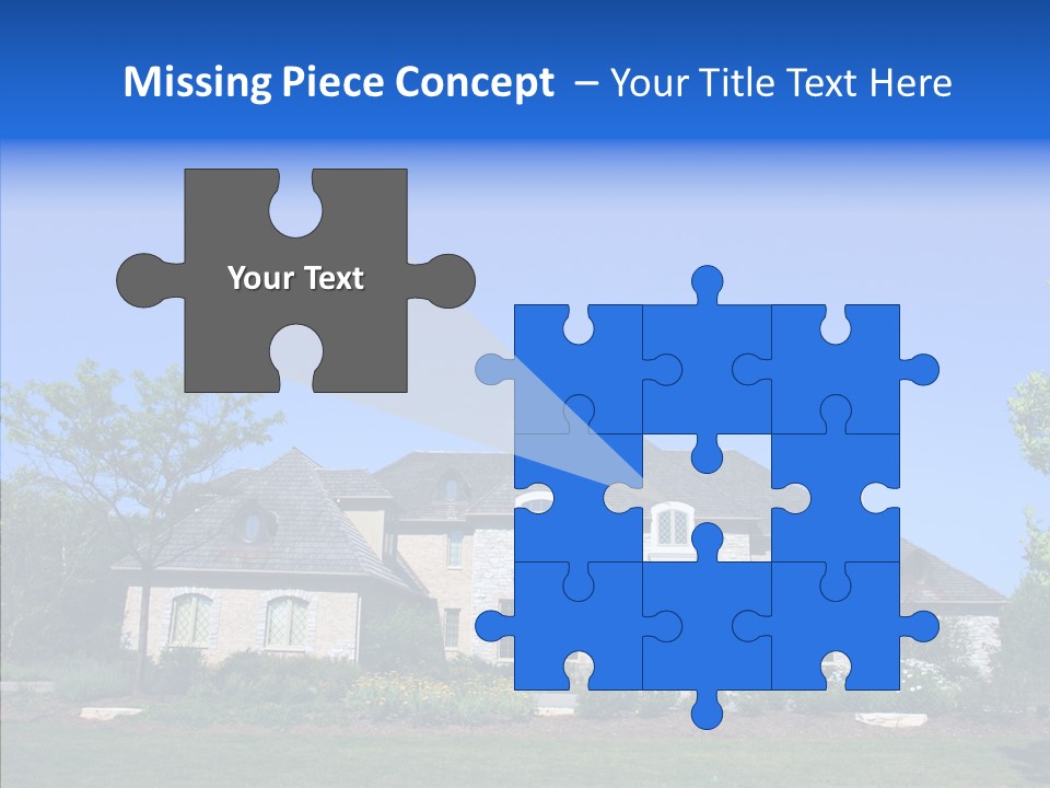 Adverti Ing Home Blue PowerPoint Template