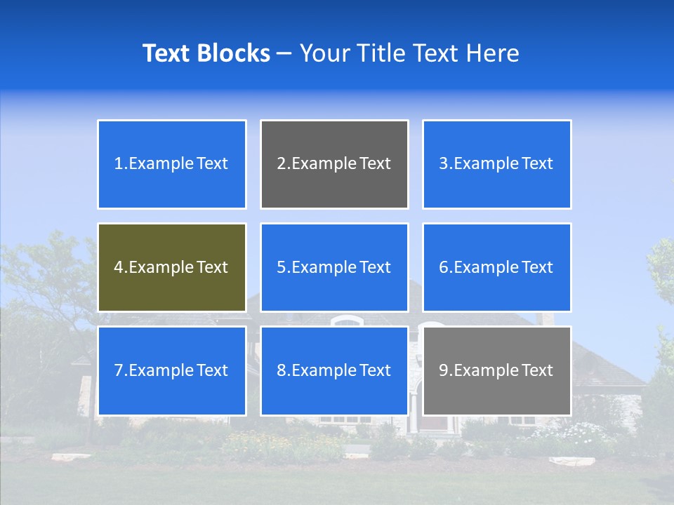 Adverti Ing Home Blue PowerPoint Template