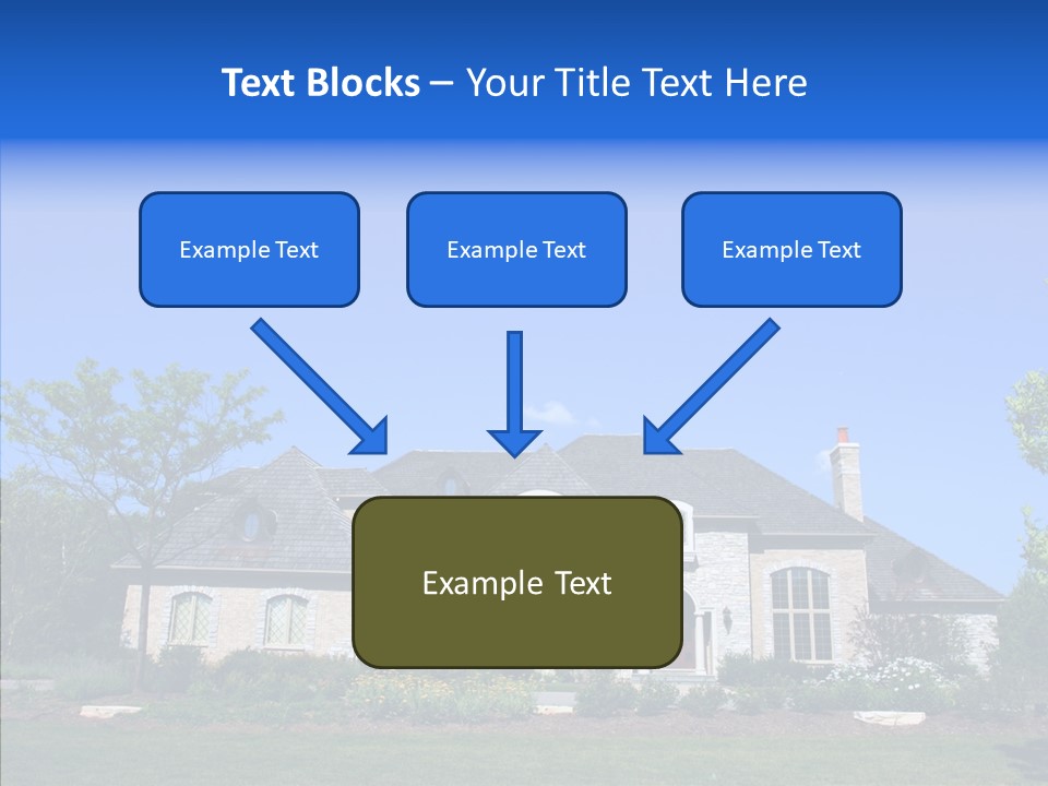 Adverti Ing Home Blue PowerPoint Template