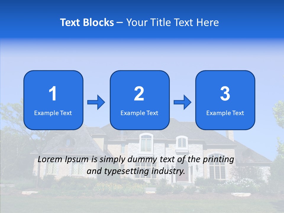 Adverti Ing Home Blue PowerPoint Template