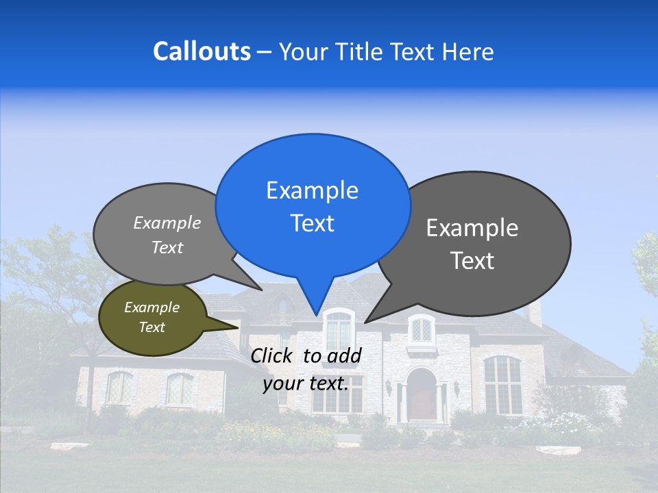 Adverti Ing Home Blue PowerPoint Template