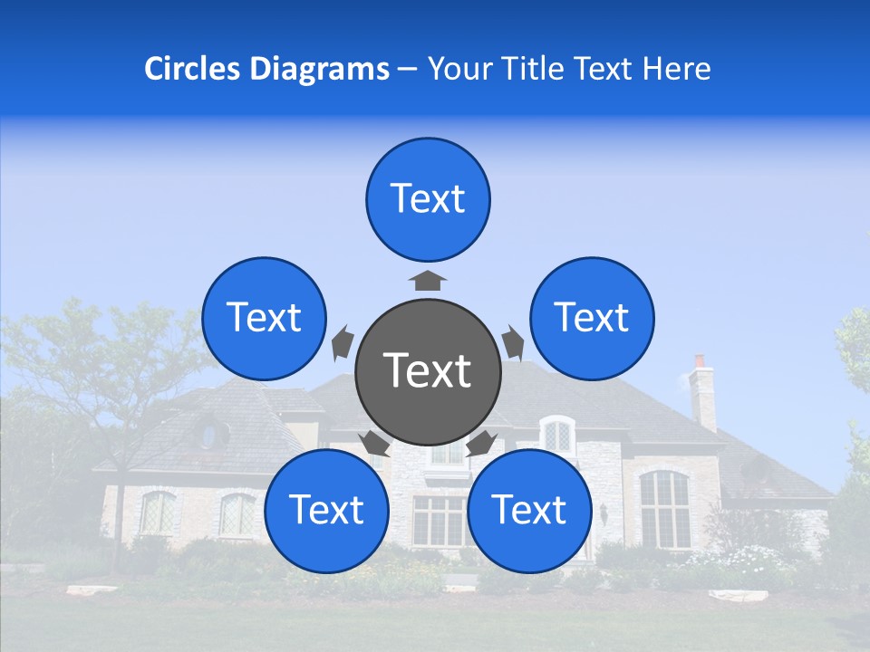 Adverti Ing Home Blue PowerPoint Template
