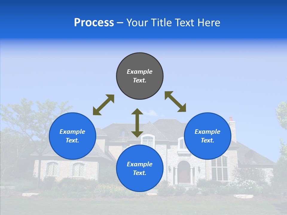 Adverti Ing Home Blue PowerPoint Template