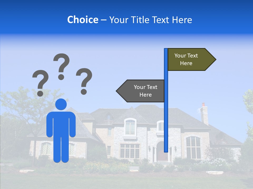 Adverti Ing Home Blue PowerPoint Template