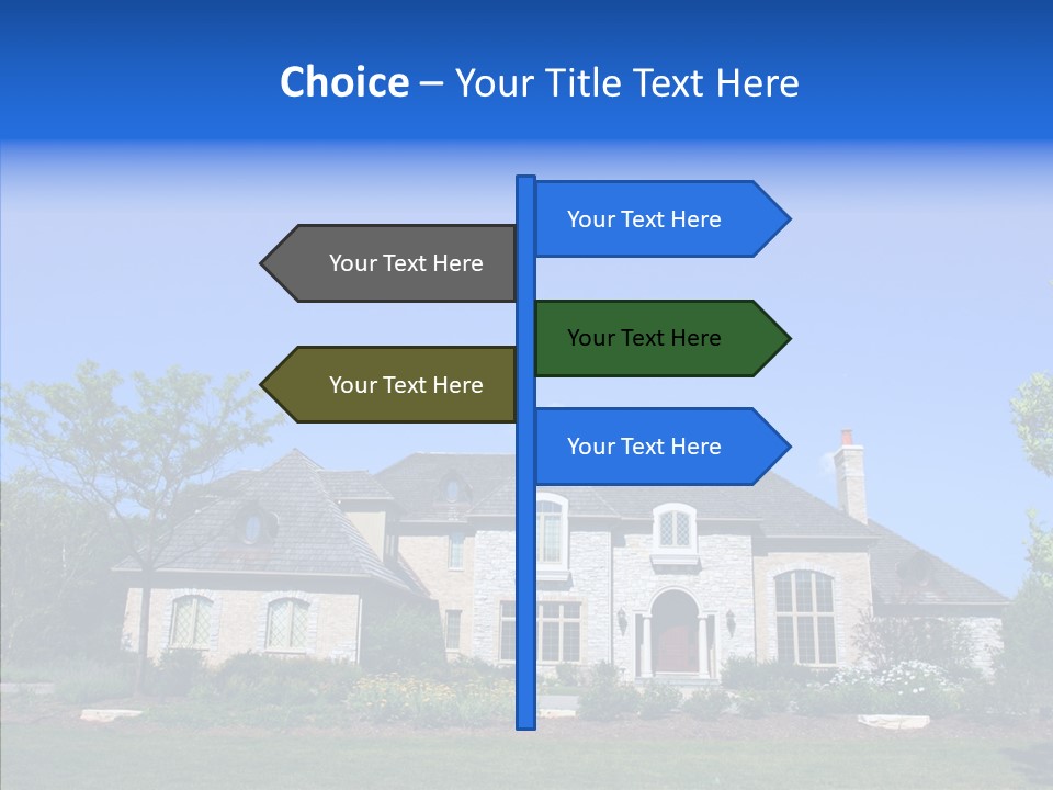 Adverti Ing Home Blue PowerPoint Template