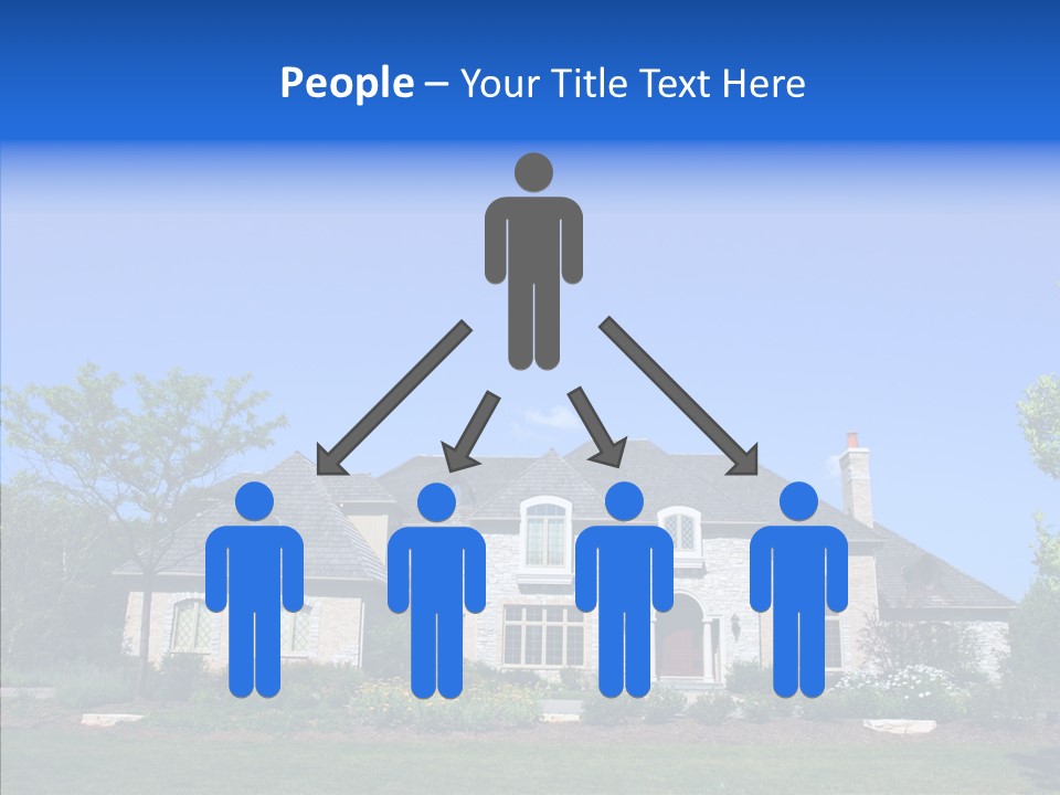 Adverti Ing Home Blue PowerPoint Template