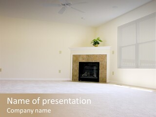 Beige For Let Fan PowerPoint Template