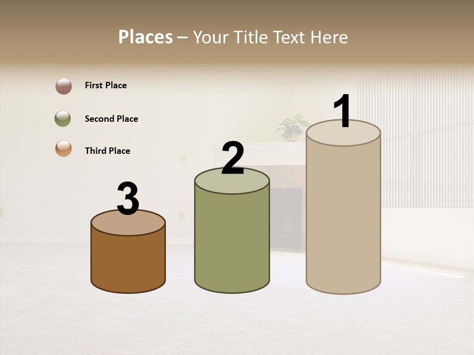 Beige For Let Fan PowerPoint Template