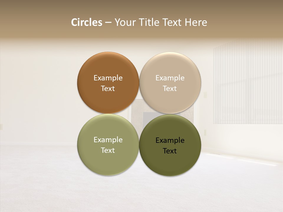 Beige For Let Fan PowerPoint Template