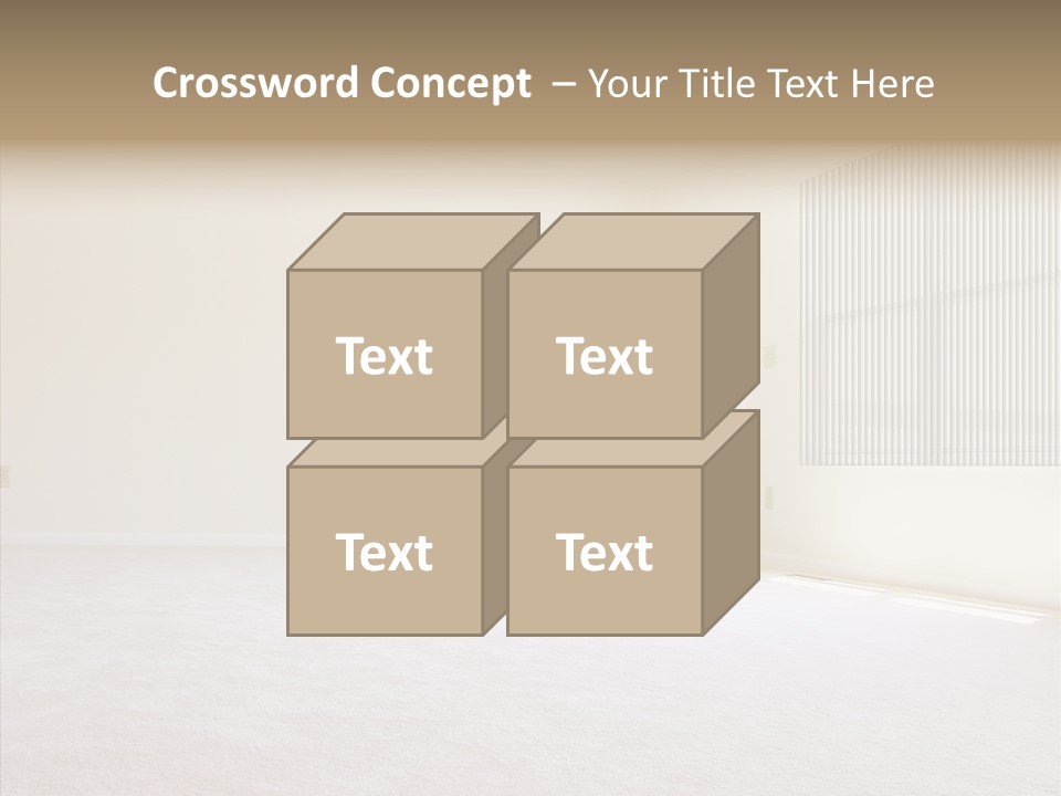 Beige For Let Fan PowerPoint Template