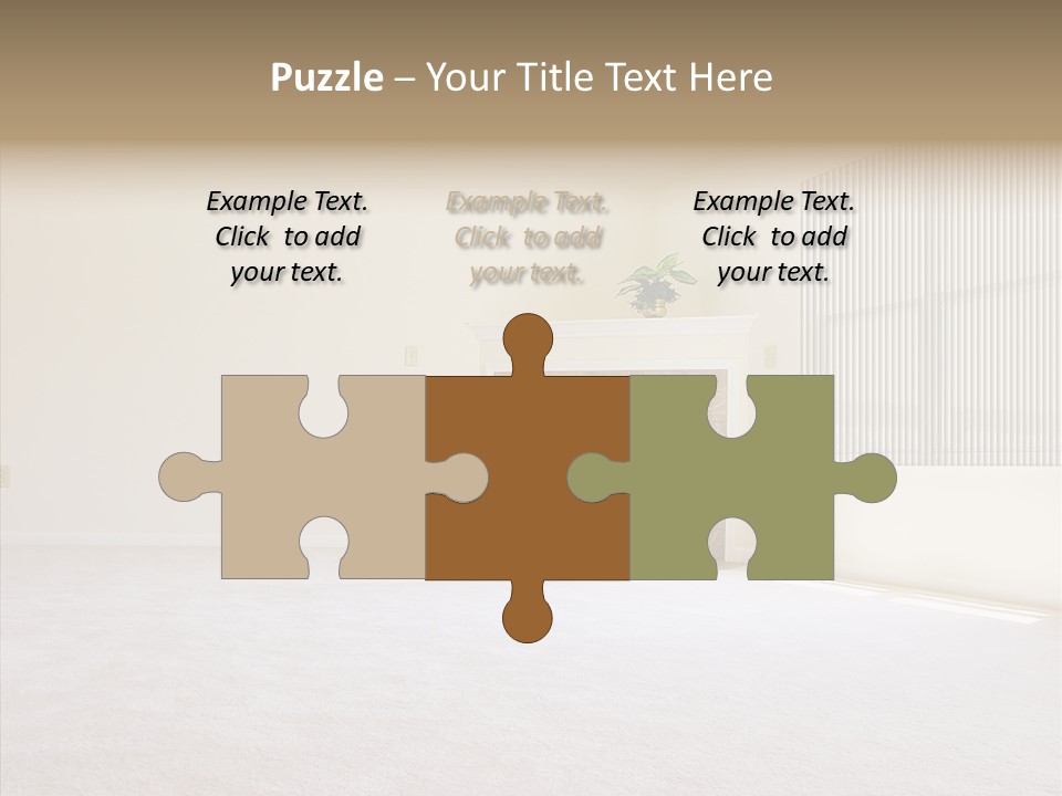 Beige For Let Fan PowerPoint Template