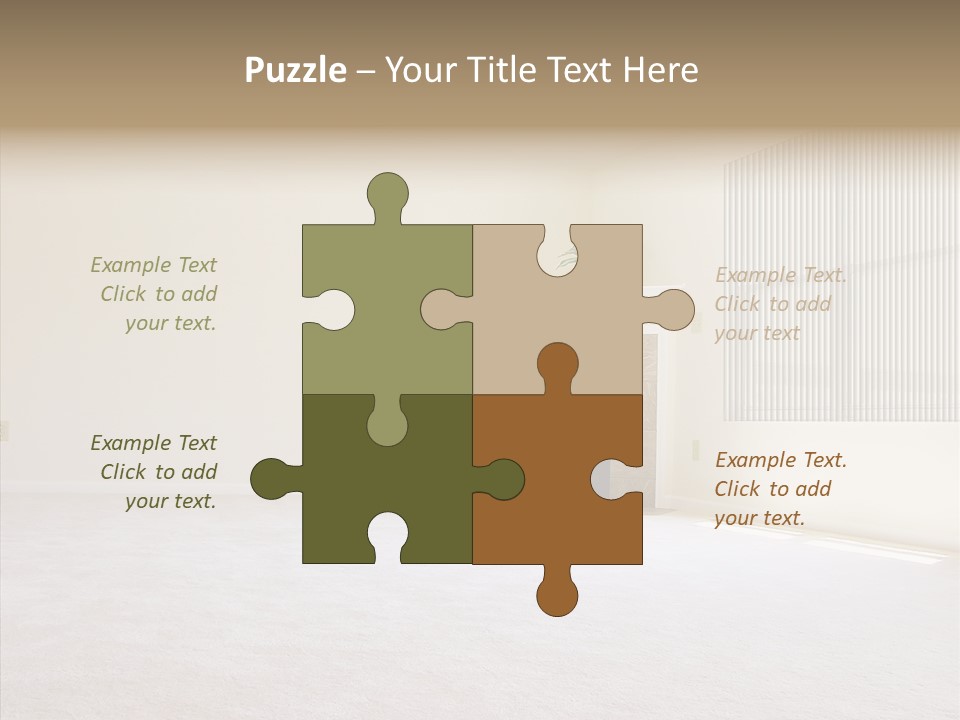 Beige For Let Fan PowerPoint Template