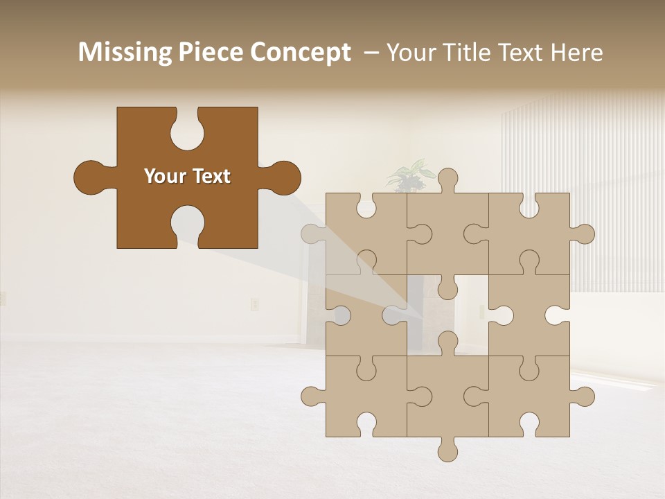 Beige For Let Fan PowerPoint Template