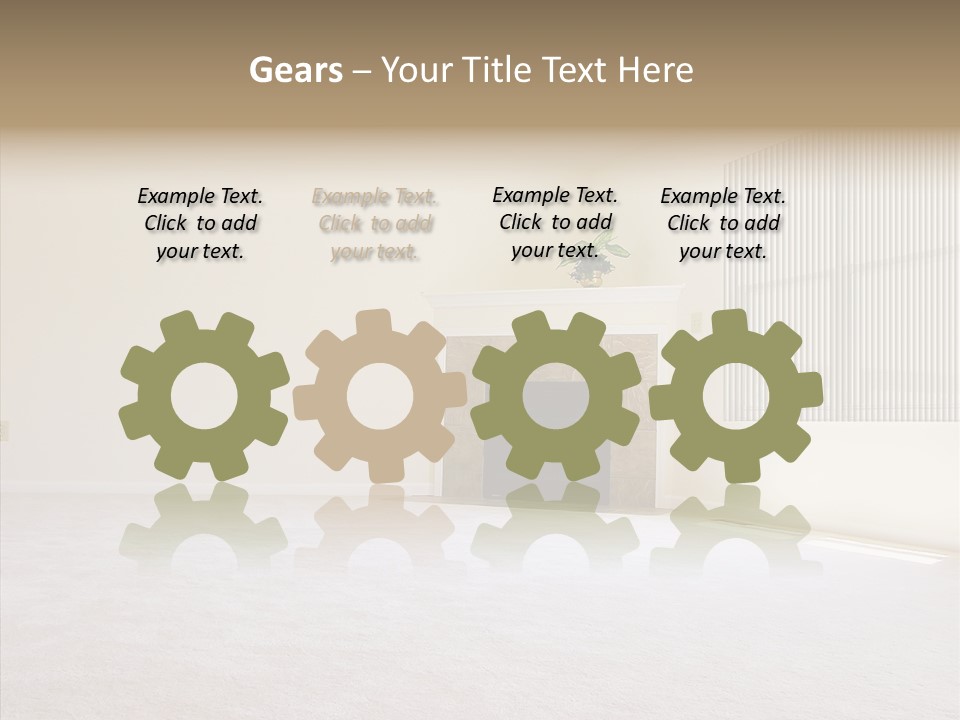 Beige For Let Fan PowerPoint Template