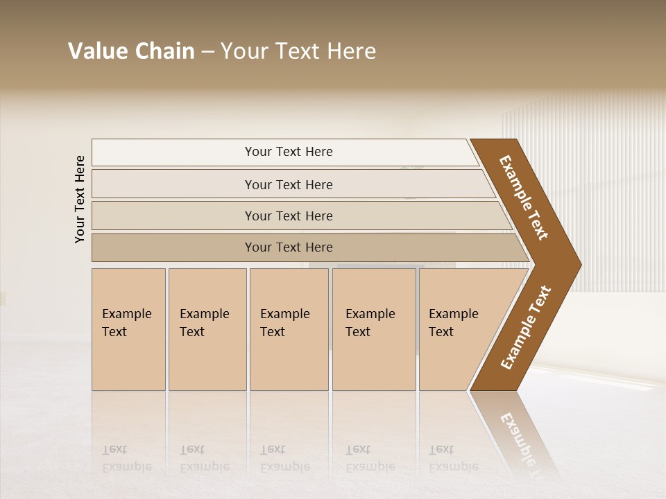 Beige For Let Fan PowerPoint Template