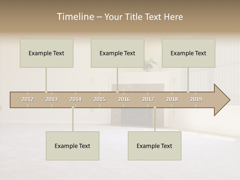 Beige For Let Fan PowerPoint Template