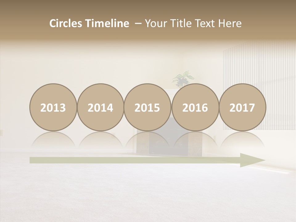 Beige For Let Fan PowerPoint Template