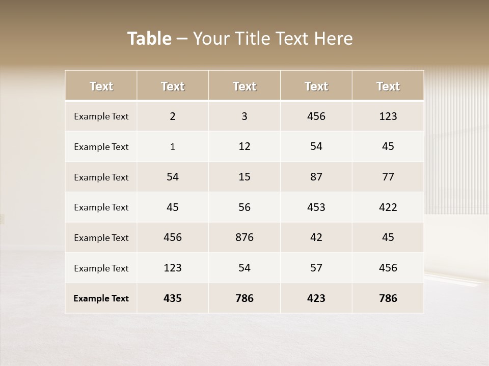 Beige For Let Fan PowerPoint Template