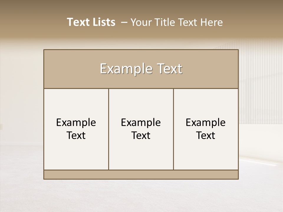 Beige For Let Fan PowerPoint Template