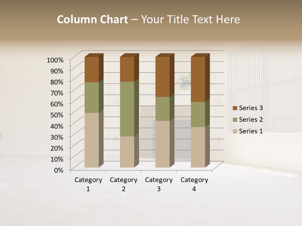 Beige For Let Fan PowerPoint Template