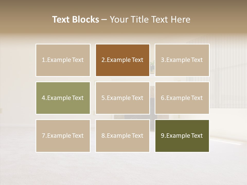 Beige For Let Fan PowerPoint Template