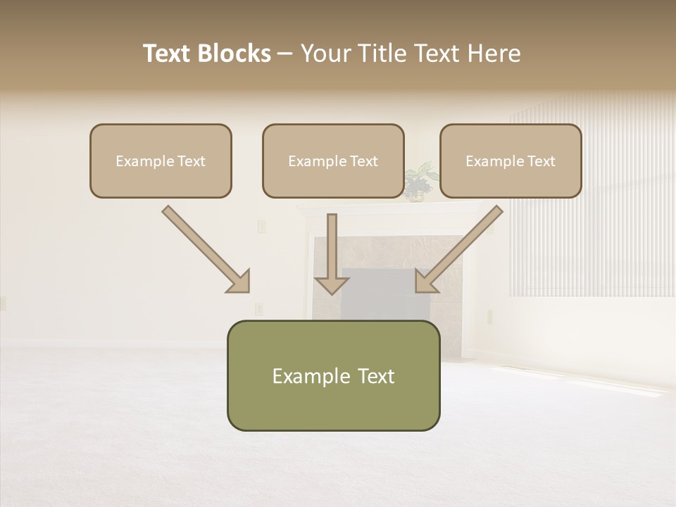 Beige For Let Fan PowerPoint Template