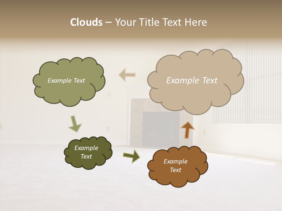 Beige For Let Fan PowerPoint Template