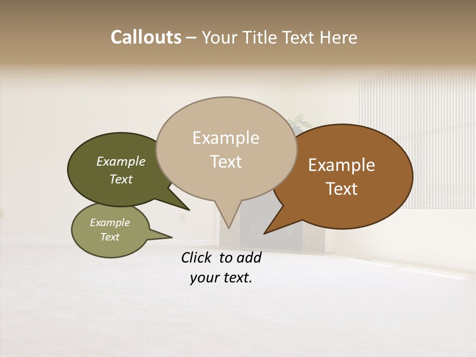 Beige For Let Fan PowerPoint Template