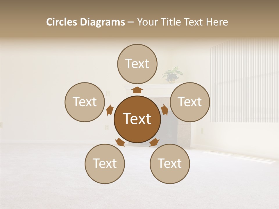 Beige For Let Fan PowerPoint Template
