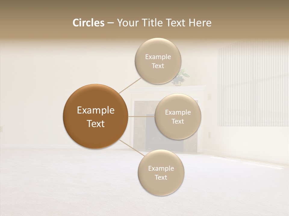 Beige For Let Fan PowerPoint Template