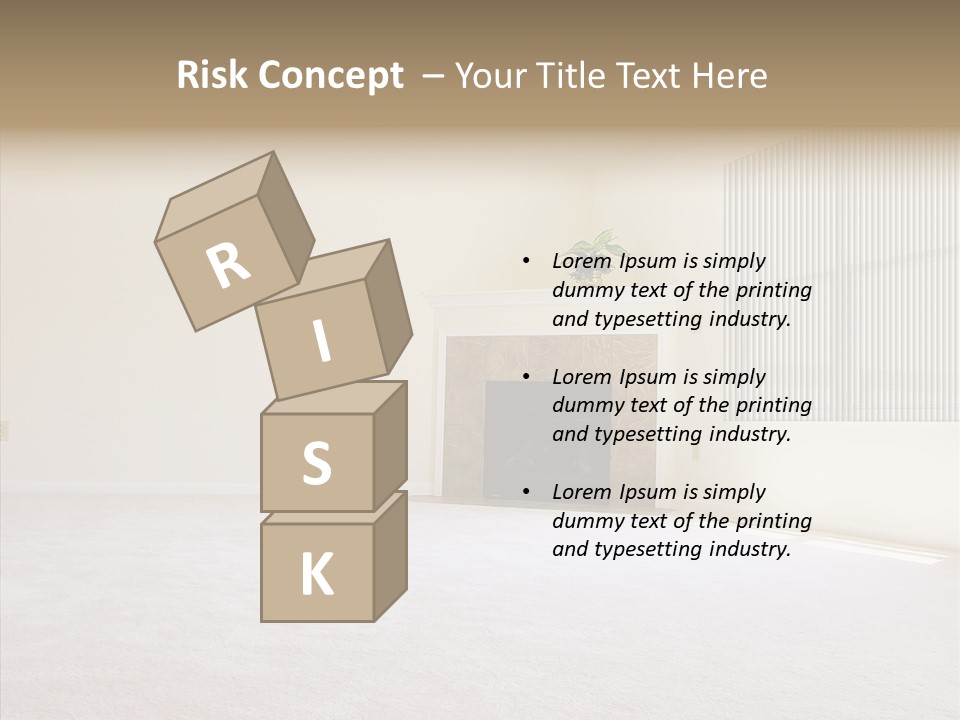 Beige For Let Fan PowerPoint Template