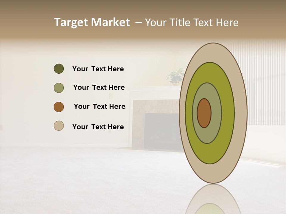 Beige For Let Fan PowerPoint Template