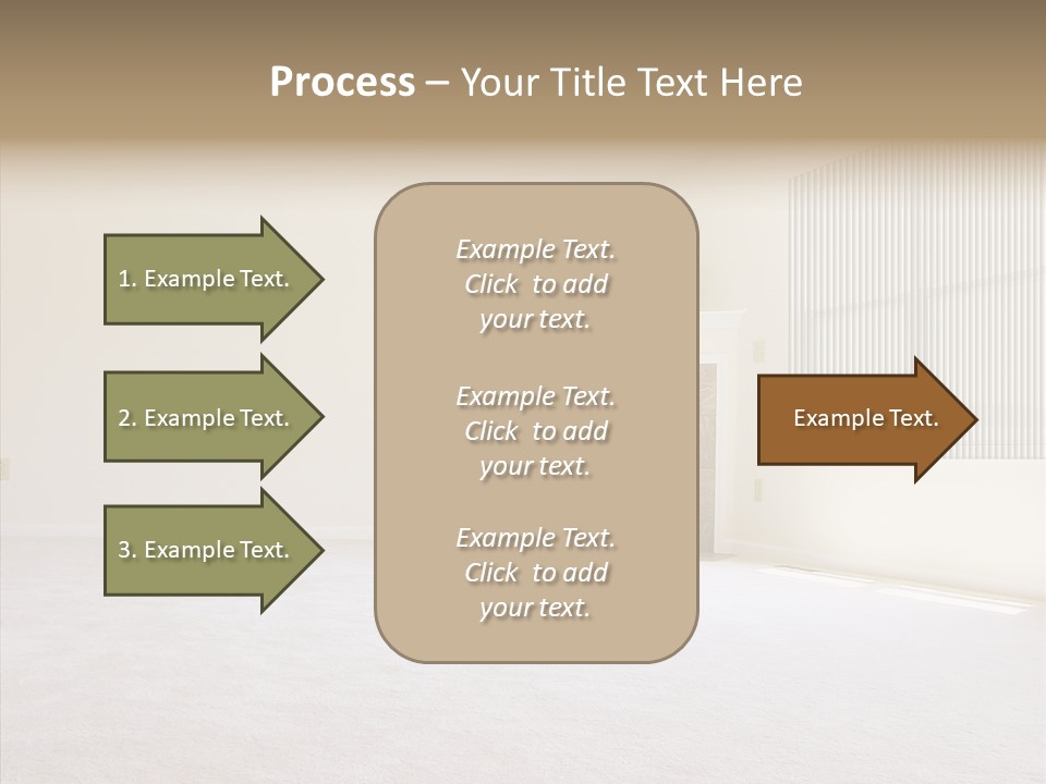 Beige For Let Fan PowerPoint Template