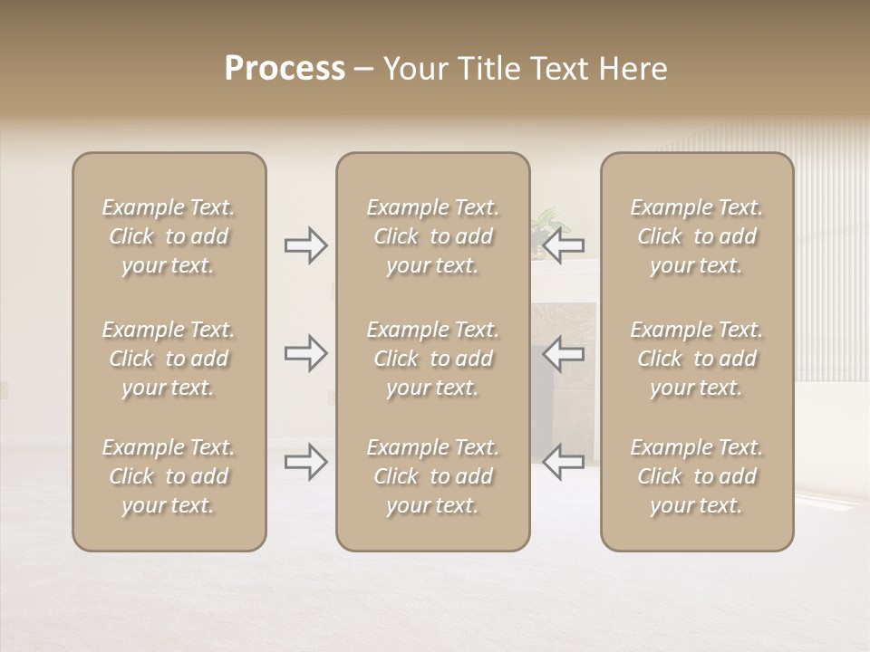 Beige For Let Fan PowerPoint Template