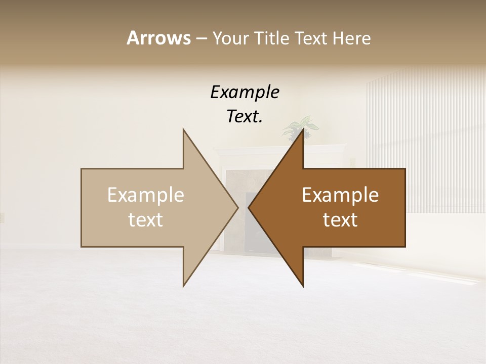 Beige For Let Fan PowerPoint Template