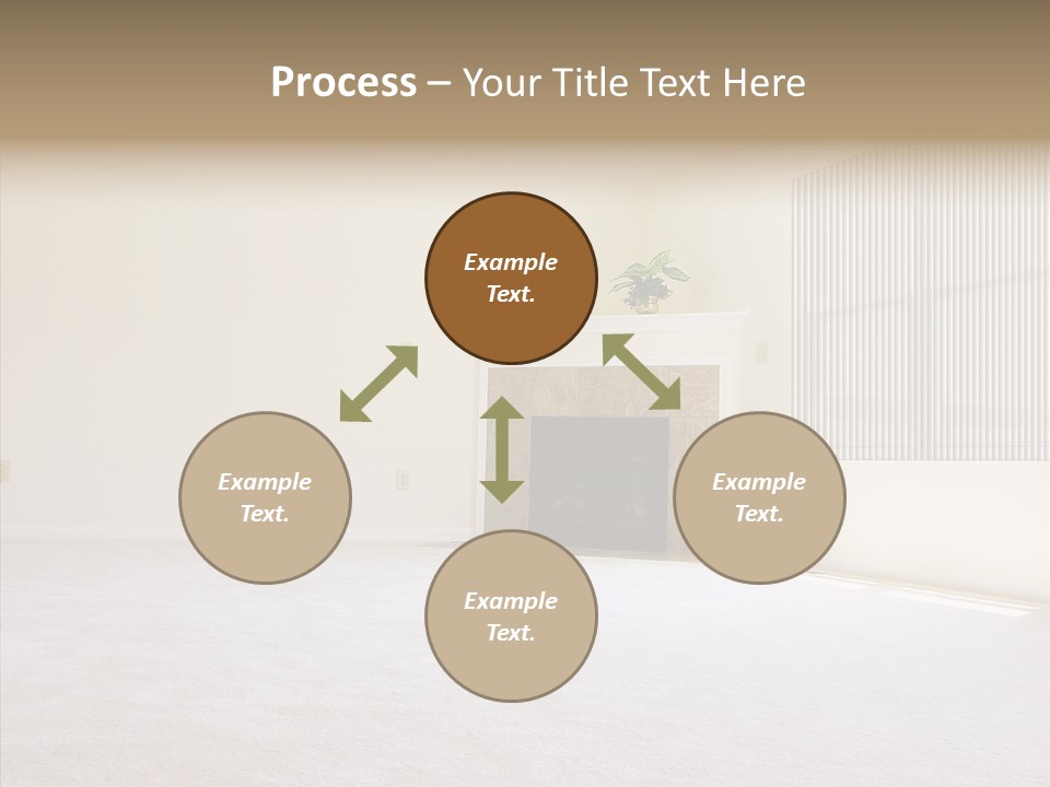 Beige For Let Fan PowerPoint Template