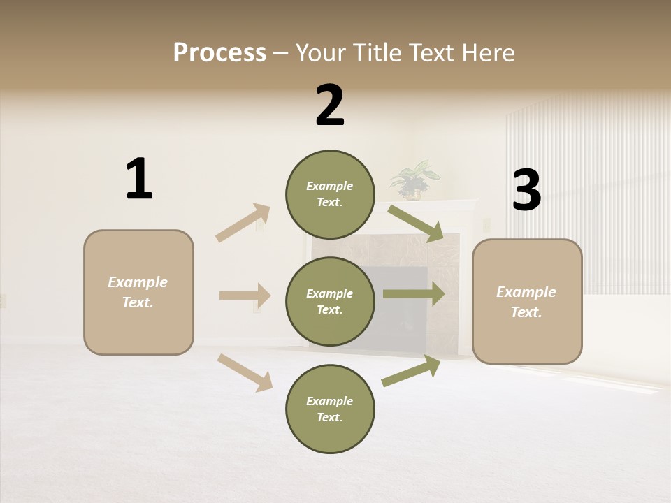 Beige For Let Fan PowerPoint Template