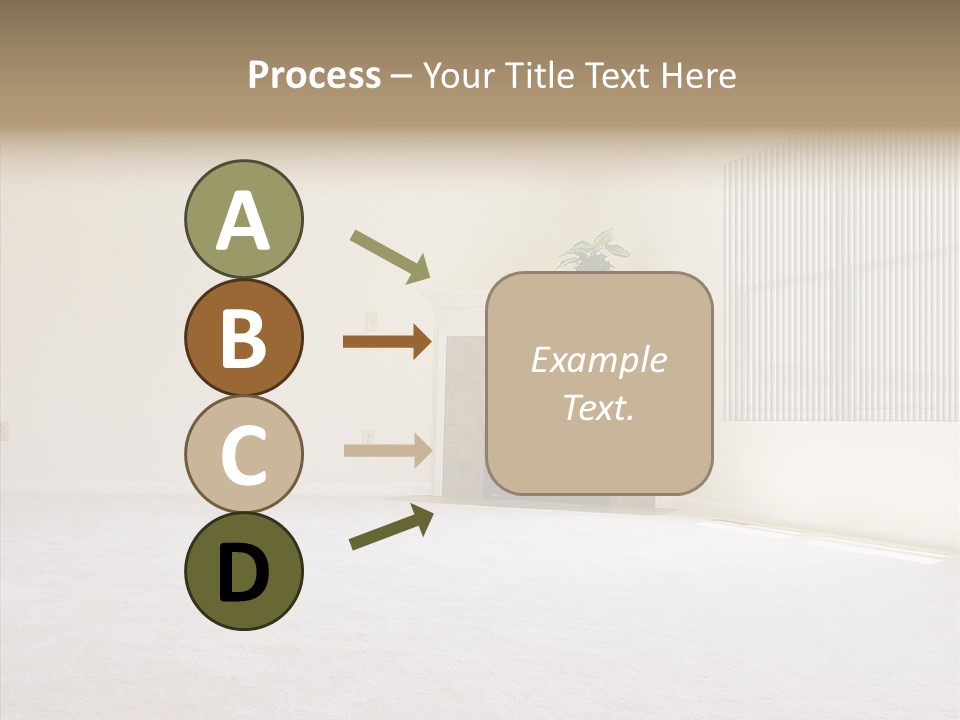 Beige For Let Fan PowerPoint Template
