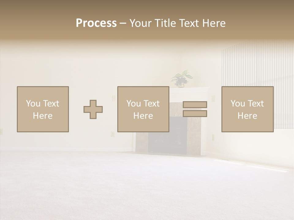 Beige For Let Fan PowerPoint Template