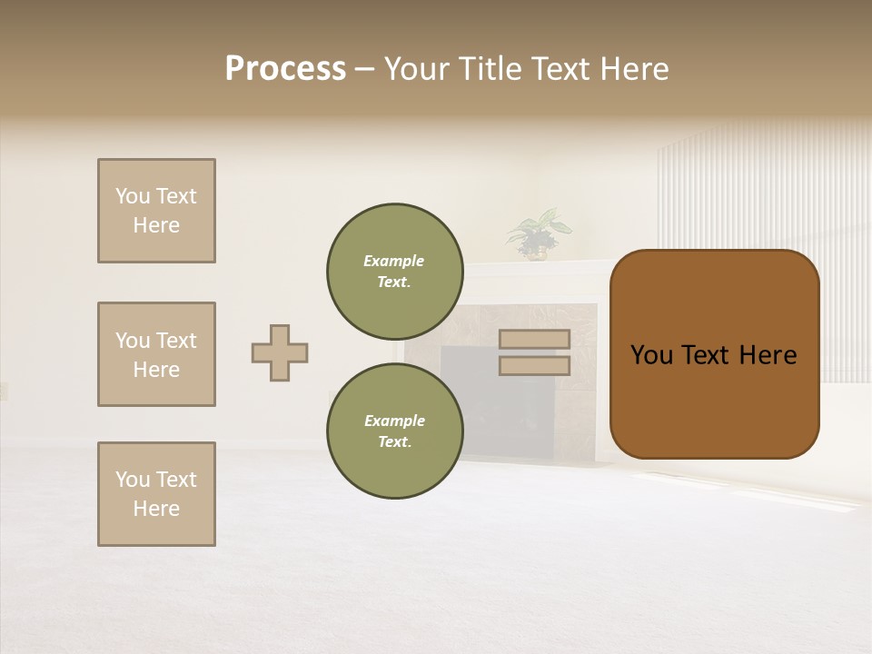 Beige For Let Fan PowerPoint Template