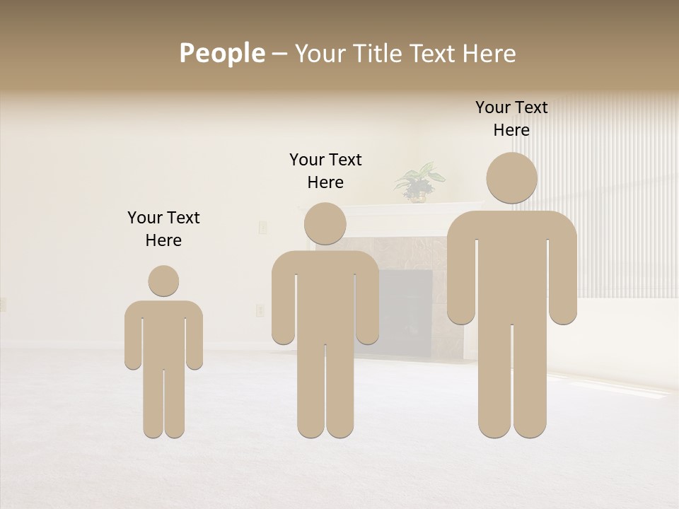 Beige For Let Fan PowerPoint Template