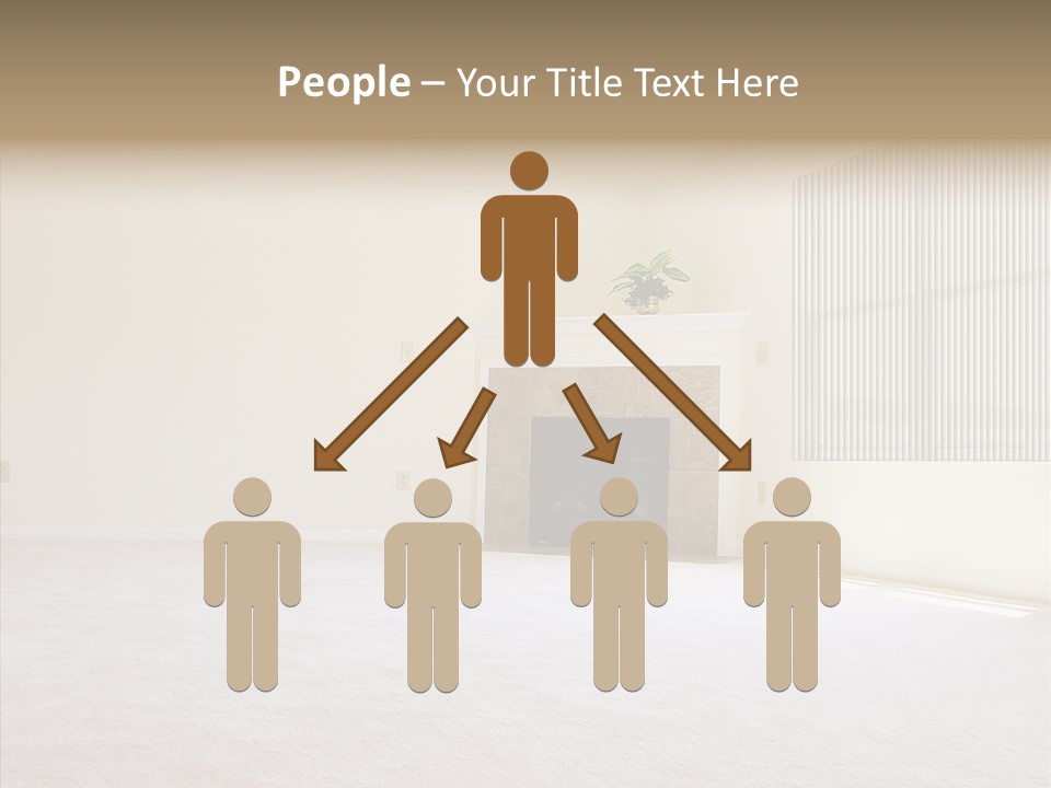 Beige For Let Fan PowerPoint Template