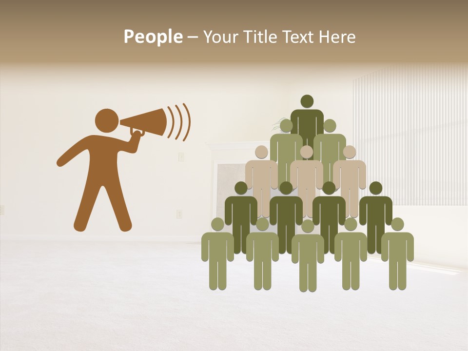 Beige For Let Fan PowerPoint Template