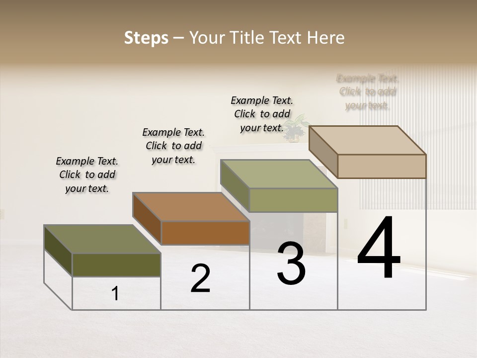Beige For Let Fan PowerPoint Template