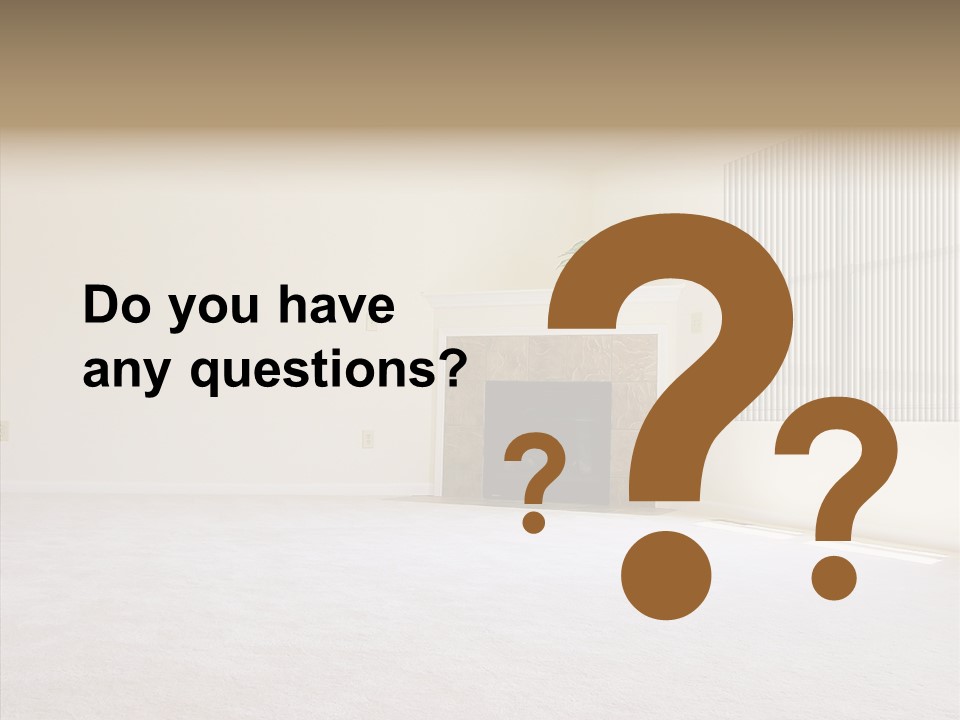 Beige For Let Fan PowerPoint Template