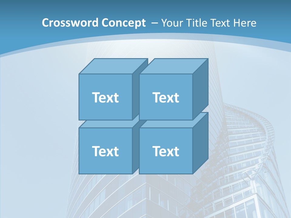 Financial High Beam PowerPoint Template