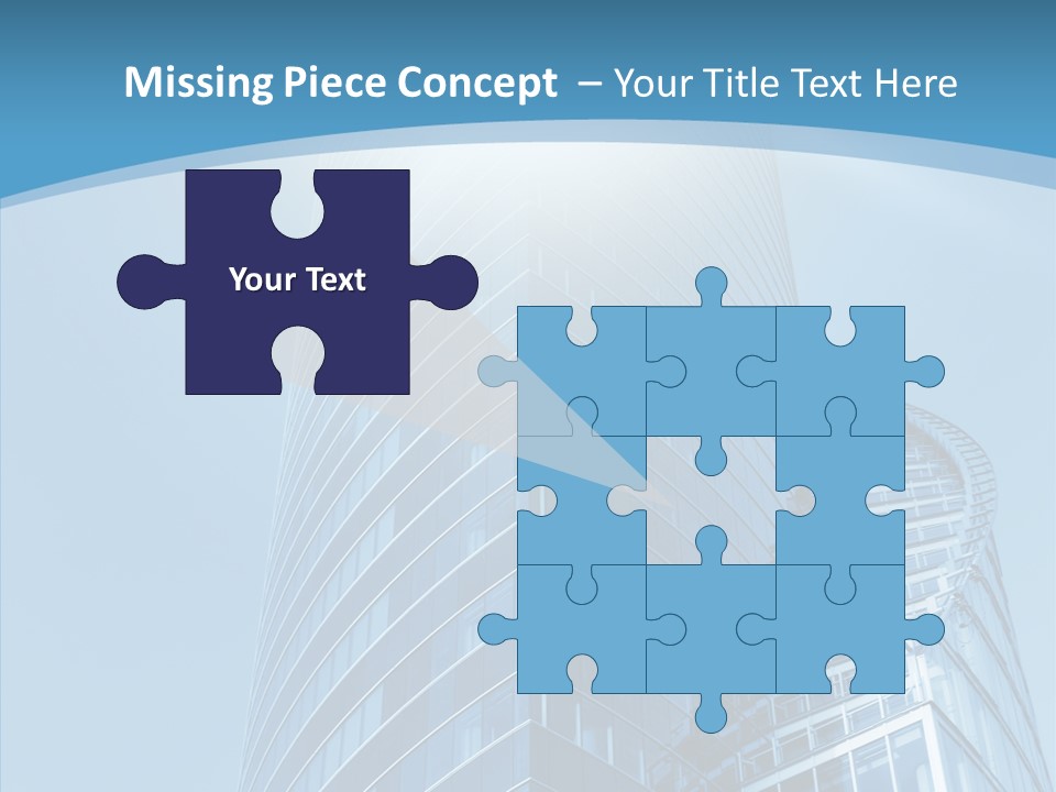 Financial High Beam PowerPoint Template